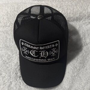 Chrome Hearts Black Mesh Cap